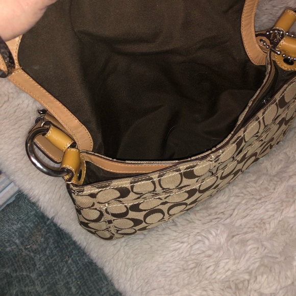 Vintage Coach Signature shoulder bag - Picture 4 of 7